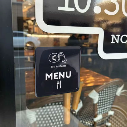 Karta NFC z cyfrowym menu dla restauracji