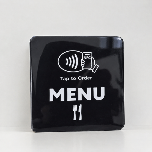 Karta NFC z cyfrowym menu dla restauracji